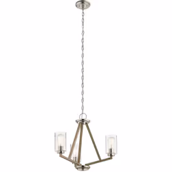Collezione Deryn LINEE PULITE Lampadario a 3 luci . Il lampadario a 3 luci Deryn offre uno stile minimalista dalle linee puli ...