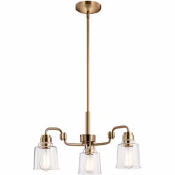 Collezione Aivian UN CLASSICO RIVISITATO Lampadario a 3 luci . Il lampadario a 3 luci Aivian ha una struttura in stile indust ...