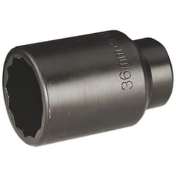Sealey - Impact Socket 36 millimetri Bi-Hex Deep 1/2'sq