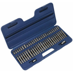 Ribe/spline/hex/security Trx-star Punte Set 56pz 3/8'e 1/2' Drive sq - Sealey