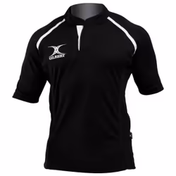 Gilbert 81415809, Adulto, Maschio, Nero, Maglietta, Rugby, 3XL