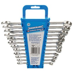 SET CHIAVI COMBINATE 12 PZ INGLESI STELLA E FISSA 8-19mm SILVERLINE SP1236