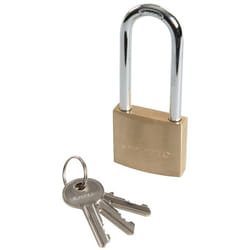 Silverline - Lucchetto in ottone a gambo lungo 40 mm