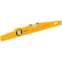 Livella a bolla per lavori di carpenteria SILVERLINE CARATTERISTICHE: Resistente alluminio pressofuso con base fresataLunghez ...