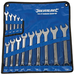 Silverline - Set di chiavi combinate 14 p.zi 1/4 - 1 1/4'