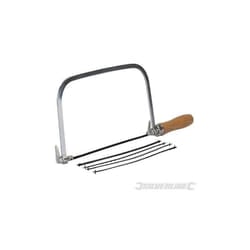 Silverline - Seghetto da traforo con cinque lame di ricambio regolazione lama a 360°