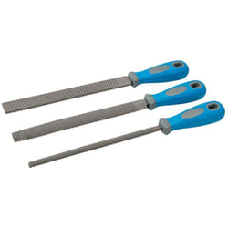 Silverline - Set di raspe per legno 3 p.zi 200 mm