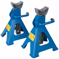Azione a cricchetto per una veloce regolazione dell'altezza. Valutati e venduti in coppia. Regolazione in altezza a cricchett ...