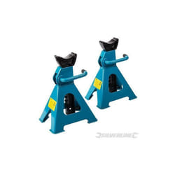 2 Cavalletti per Auto cricchetto regolazione da 3 e 6 Tonnellate Silverline 6 tonnellate