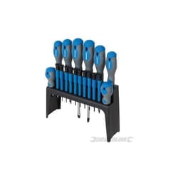 Silverline - Set di cacciaviti ad impugnatura morbida 18 pezzi