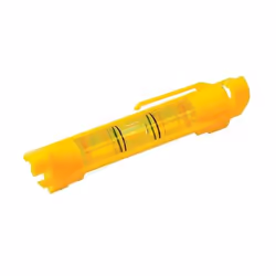 Tascabile livella di plastica con la linea di ami Stampati. Leggero per EVITARE cali di Tensione. 75 mm