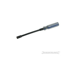 Silverline - Cacciavite a codolo flessibile per fascette di serraggio per tubi esagonale 7 mm