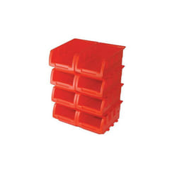 Silverline - Set di 8 cassette impilabili, misure 165 x 105 x 75 mm per utensili