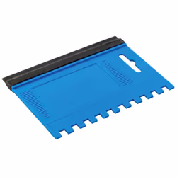Facile da usare e flessibile, di plastica con righello incorporato e lama di gomma spessa 3 mm. Lama più piccola per accedere ...