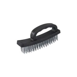 Silverline - Spazzola metallica con maniglia a forma d 4 file