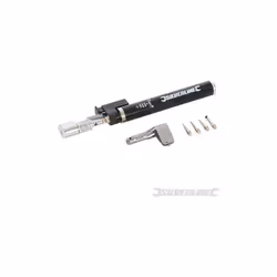 Saldatore a gas Silverline portatile Saldatore a gas portatile, ad accensione elettronica, con regolazione dell'emissione di  ...
