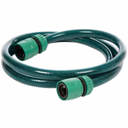 Plastica ABS resistente ai raggi UV. Un tubo da 1 m e due connettori rapidi 1/2" (uno con blocco d'acqua). Utile a connettere ...