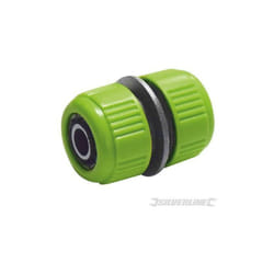 Silverline - Connettore Tubo Flessibile con Rivestimento in morbido materiale 1/2'/ 3/4'