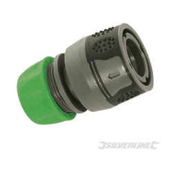 Silverline - Raccordo per tubi con rivestimento in morbido materiale 1/2' Female