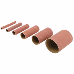 Set di 6 manicotti abrasivi con supporto in tessuto per l'utilizzo con la levigatrice a mandrino oscillante Triton TSPS450. I ...