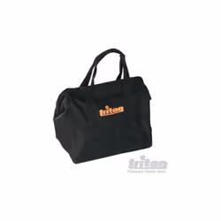Borsa nera comoda compatibile con la sega a traforo 950638. Prodotto Originale Triton. Cod. 585422