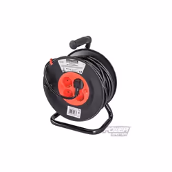 Bobina Schuko europea 230V tipo F Protezione da sovraccarico con pulsante di reset. Manovella facile. Base stabile solida. 4 ...