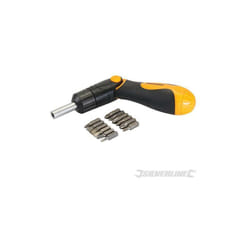Silverline - Cacciavite giravite a cricchetto set punte 12Pz acciaio Offerta