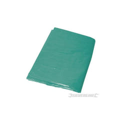 Telone sagomato impermeabile antistrappo resistente varie misure Silverline-4 x 5 m