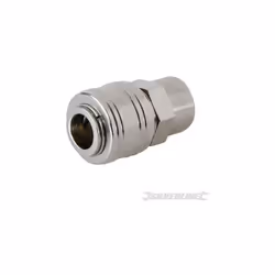 Raccordo di 1/4" BSP a filettatura femminile. Lunghezza totale 43 mm. Connettore rapido a linea aerea in stile Europeo. COD:  ...