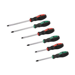 Silverline - Set di cacciavite svasato e a croce Pozidriv ad uso generale 6pz 6 pz