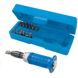 Silverline - Cacciavite ad impatto con impugnatura morbida dotato di set di punte 14 p.zi 14 p.zi