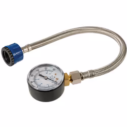 Manometro intrecciato per la misurazione della pressione dell'acqua con tubo in acciaio inossidabile da 300 mm, resistente al ...