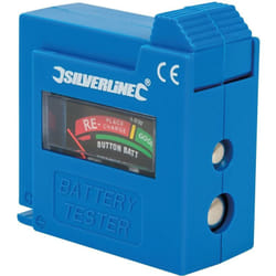 Silverline - 918147 Tester per batterie compatto 1,5/9 v