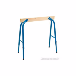 Cavalletto in legno Barra trasversale di legno e base in acciaio verniciato ( 30 mm) per supportare pezzi di lavoro. Quattro ...