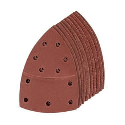 Silverline - 380895 Fogli abrasivi a strappo 102 x 62 mm, 93 mm 10 p.zi 2 x grana 40, 60, 80, 120, 180