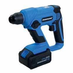 Silverline - Trapano a percussione sds Plus a batterie compresa batteria da 4,0 Ah 18 v