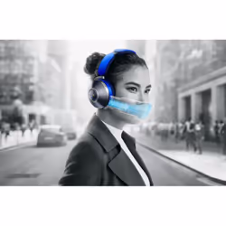 Dyson Zone Auricolare Con cavo e senza cavo A Padiglione Musica e Chiamate USB tipo-C Bluetooth Blu - Vista aggiuntiva 5