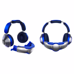 Dyson Zone Auricolare Con cavo e senza cavo A Padiglione Musica e Chiamate USB tipo-C Bluetooth Blu - Vista aggiuntiva 7