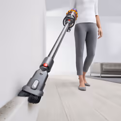 Dyson V15 Detect Absolute Aspirapolvere a bastone 2 in 1 Batteria Secco Senza sacchetto Nichel, Acciaio inox, Giallo - Vista aggiuntiva 6