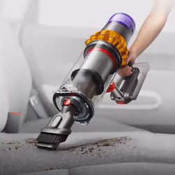 Dyson V15 Detect Absolute Aspirapolvere a bastone 2 in 1 Batteria Secco Senza sacchetto Nichel, Acciaio inox, Giallo - Vista aggiuntiva 8