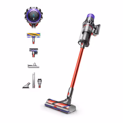 Dyson Outsize Absolute Senza sacchetto Grigio, Porpora, Rosso, Aspirapolvere a bastone 2 in 1, Senza sacchetto, Grigio, Viola ...
