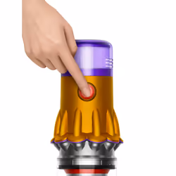 Dyson V12 Slim Absolute Aspirapolvere a bastone 2 in 1 Batteria Secco Filtro igienico Senza sacchetto Nichel, Viola - Vista aggiuntiva 4