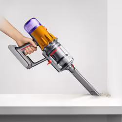 Dyson V12 Slim Absolute Aspirapolvere a bastone 2 in 1 Batteria Secco Filtro igienico Senza sacchetto Nichel, Viola - Vista aggiuntiva 8