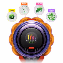 Dyson V12 Detect Slim Absolute Aspirapolvere a bastone 2 in 1 Batteria Secco Senza sacchetto Nichel, Giallo - Vista aggiuntiva 4