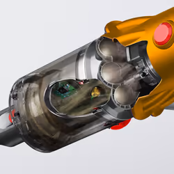 Dyson V12 Detect Slim Absolute Aspirapolvere a bastone 2 in 1 Batteria Secco Senza sacchetto Nichel, Giallo - Vista aggiuntiva 7