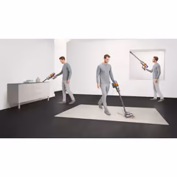 Dyson V15 Detect Absolute Aspirapolvere a bastone 2 in 1 Senza sacchetto Nichel, Acciaio inox, Giallo - Vista aggiuntiva 6