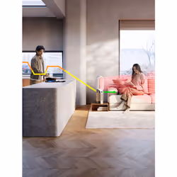 Dyson Purifier Hot+Cool HP2 De-Nox 27 m² 63 dB Oro, Bianco - Vista aggiuntiva 3