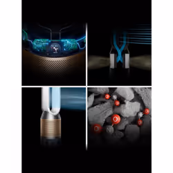 Dyson Purifier Humidify + Cool De-Nox 62,4 dB 45 W Oro, Bianco - Vista aggiuntiva 7
