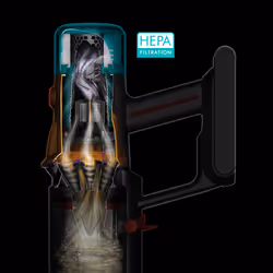 Dyson V12 Origin Aspirapolvere a bastone 2 in 1 Batteria Secco HEPA Senza sacchetto Nichel - Vista aggiuntiva 4