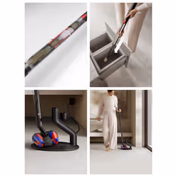 Dyson PencilVac Fluffycones Aspirapolvere elettrica Batteria Secco Senza sacchetto 0,8 L Nero, Grigio - Vista aggiuntiva 6